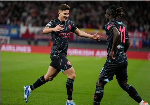 Manchester City Triumphs Over RB Leipzig 3-1 in Champions League Clash
