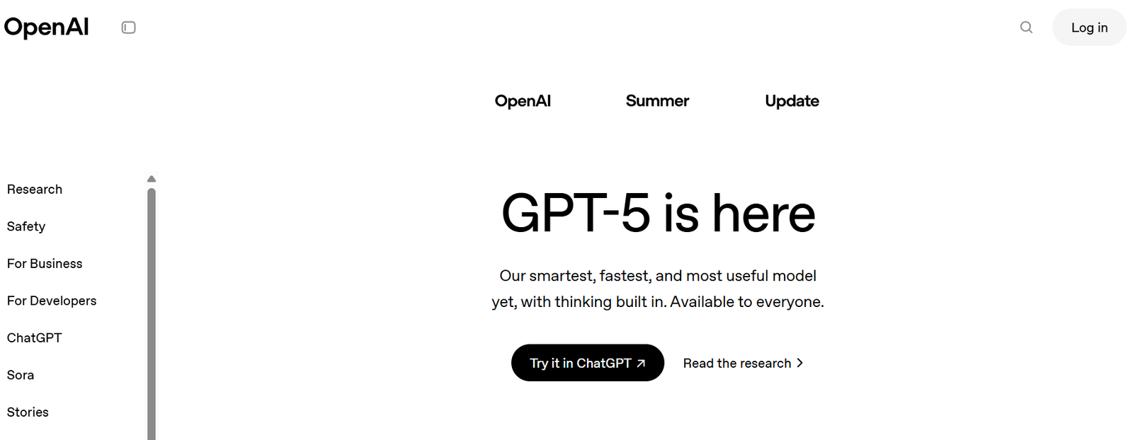 OpenAI Unveils GPT-5 , Faster, Smarter, and More Adaptive Than Ever