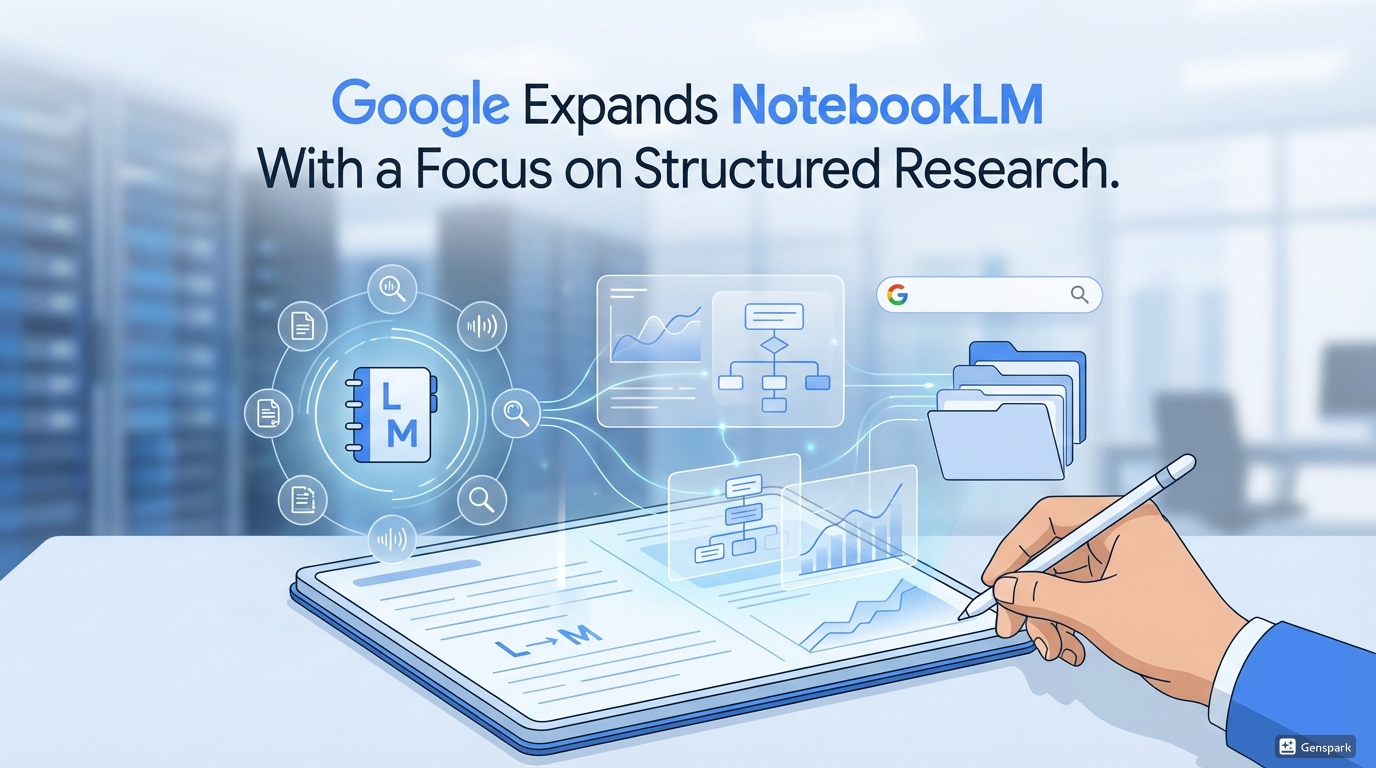 Google Expands NotebookLM With a Focus on Structured Research