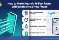 How to Make Android 16 Feel Faster Without Buying a New Phone