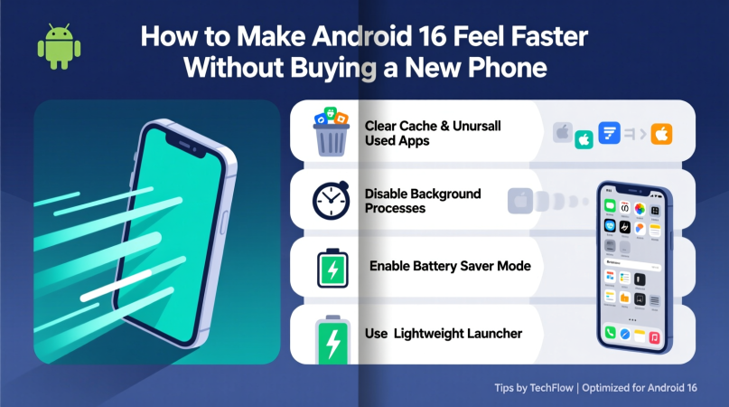 How to Make Android 16 Feel Faster Without Buying a New Phone