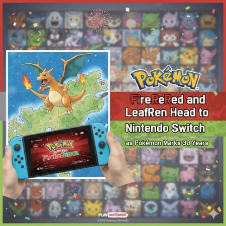 Pokémon FireRed and LeafGreen Head to Nintendo Switch as Pokémon Marks 30 Years