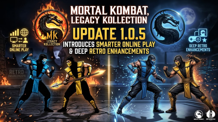 Mortal Kombat: Legacy Kollection Update 1.0.5 Introduces Smarter Online Play and Deep Retro Enhancements