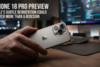 iPhone 18 Pro Preview Apple’s Subtle Reinvention Could Matter More Than a Redesign
