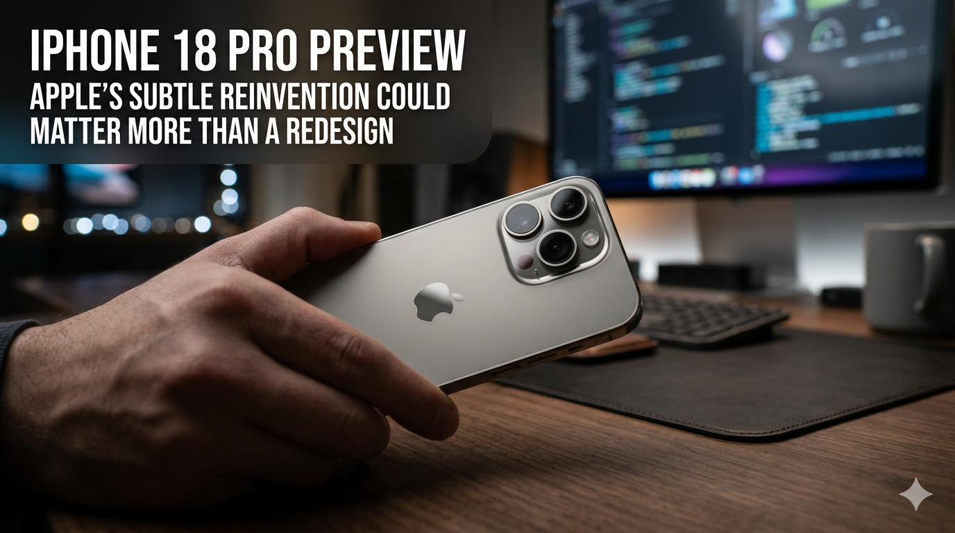 iPhone 18 Pro Preview Apple’s Subtle Reinvention Could Matter More Than a Redesign
